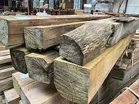 Teak houten - balken - afbeelding 1 van  3