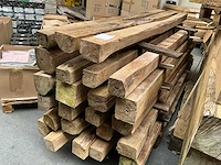 Teak houten - balken - afbeelding 1 van  5