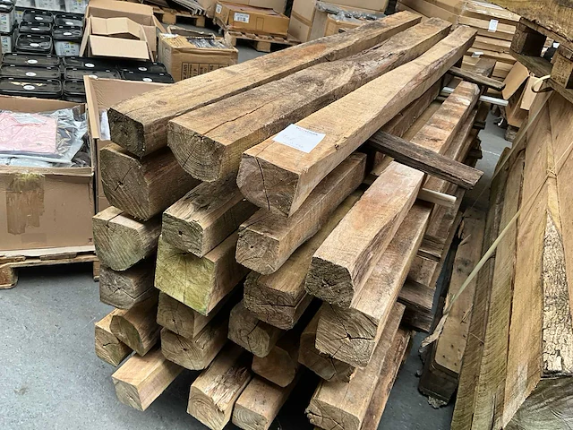 Teak houten - balken - afbeelding 2 van  5