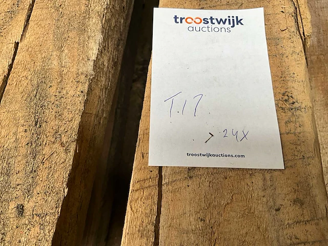 Teak houten - balken - afbeelding 5 van  5