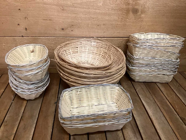 Teak houten schalen en manden - afbeelding 4 van  4