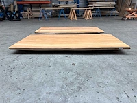 Teak tafelblad 200 cm (2x) - afbeelding 2 van  3