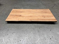Teak tafelblad 200 cm. - afbeelding 1 van  2
