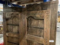 Teakhout decoratiedeuren (2x) - afbeelding 2 van  4