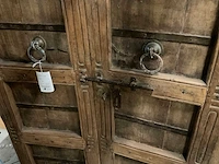 Teakhout decoratiedeuren (2x) - afbeelding 3 van  4