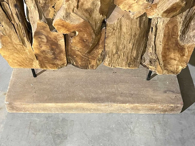 Teakhouten kamerscherm - afbeelding 4 van  6