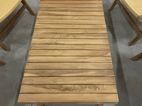 Teakhouten lounge set 120 cm - afbeelding 3 van  5