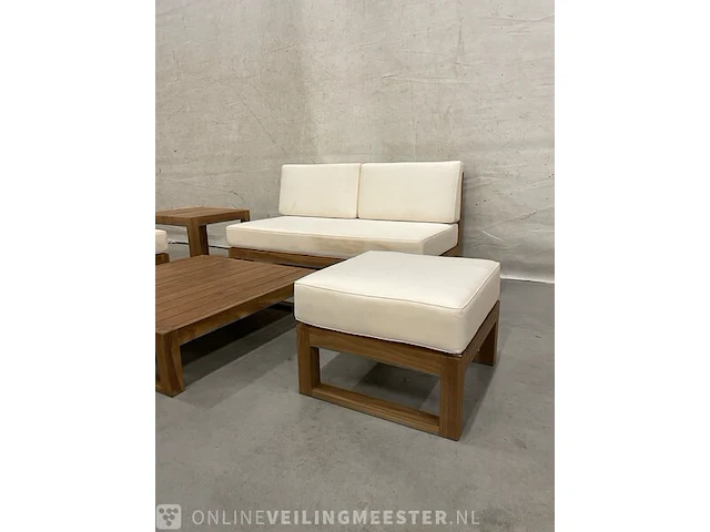 Teakhouten loungeset - afbeelding 2 van  5