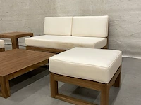 Teakhouten loungeset - afbeelding 2 van  5