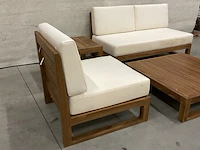 Teakhouten loungeset - afbeelding 3 van  5