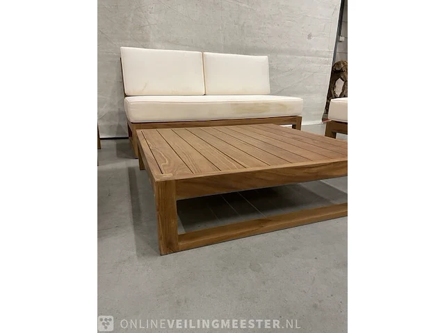 Teakhouten loungeset - afbeelding 4 van  5