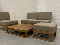 Teakhouten loungeset - afbeelding 3 van  4