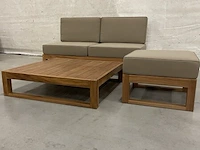 Teakhouten loungeset - afbeelding 3 van  5