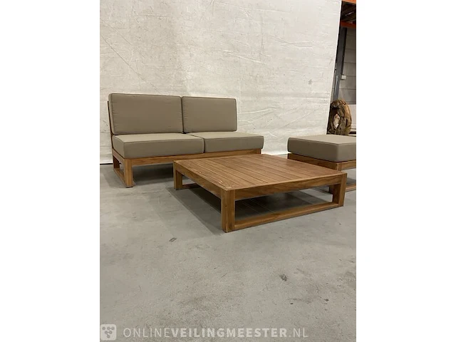 Teakhouten loungeset - afbeelding 4 van  5
