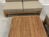 Teakhouten loungeset - afbeelding 5 van  5