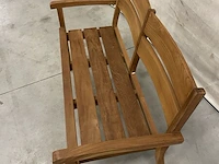 Teakhouten tuinbank 120 cm - afbeelding 4 van  4