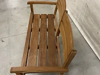 Teakhouten tuinbank 120 cm - afbeelding 3 van  4
