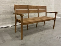 Teakhouten tuinbank 150 cm - afbeelding 2 van  4