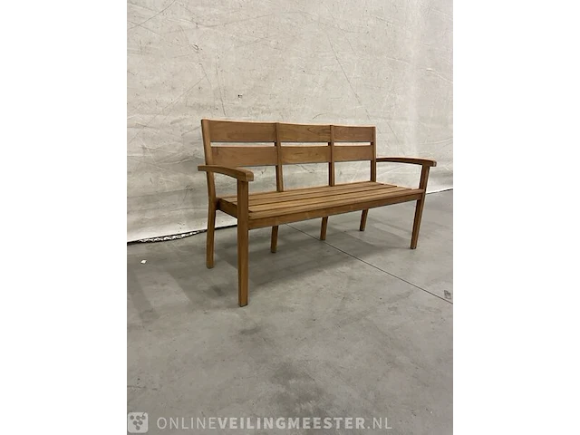 Teakhouten tuinbank 150 cm - afbeelding 2 van  4