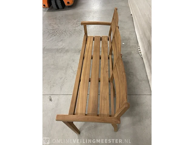Teakhouten tuinbank 150 cm - afbeelding 4 van  4