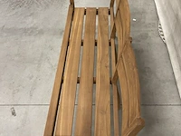 Teakhouten tuinbank 150 cm - afbeelding 4 van  4