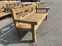 Teakhouten tuinbank