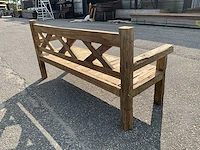 Teakhouten tuinbank - afbeelding 2 van  4