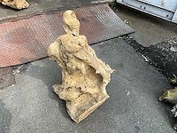 Teakhouten tuinbeeld - afbeelding 3 van  4