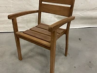 Teakhouten tuinset 160 cm - afbeelding 1 van  5