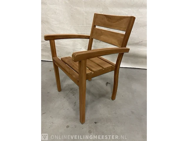 Teakhouten tuinset 220 cm - afbeelding 4 van  4