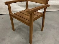 Teakhouten tuinset 220 cm - afbeelding 5 van  5