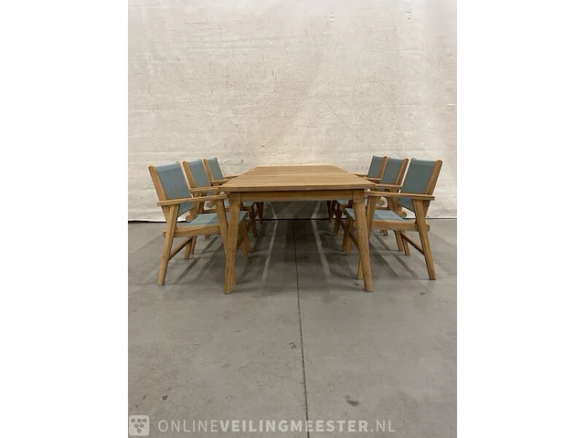 Teakhouten tuinset 240 cm - afbeelding 1 van  5