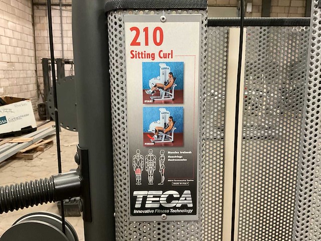 Teca sitting curl 210 krachtstation - afbeelding 7 van  7