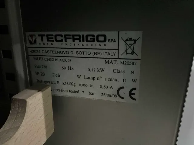 Tecfrigo c165g black wijnklimaatkast - afbeelding 5 van  5