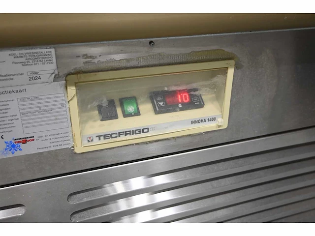 Tecfrigo innova 1400 g/g 6 porte mobiele dubbelgekoelde gebaksvitrine - afbeelding 11 van  11