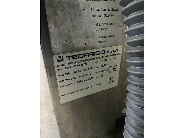 Tecfrigo isola 4m vt inox mobiel koelbuffet - afbeelding 9 van  9