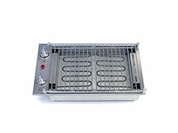 Techimpex powergrill stainless steel double boat grill 230v - pcrbar353230 - afbeelding 1 van  5