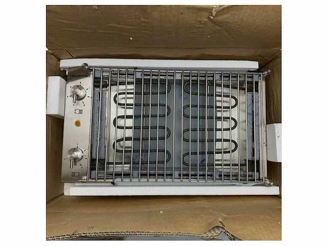 Techimpex powergrill stainless steel double boat grill 230v - pcrbar353230 - afbeelding 3 van  5