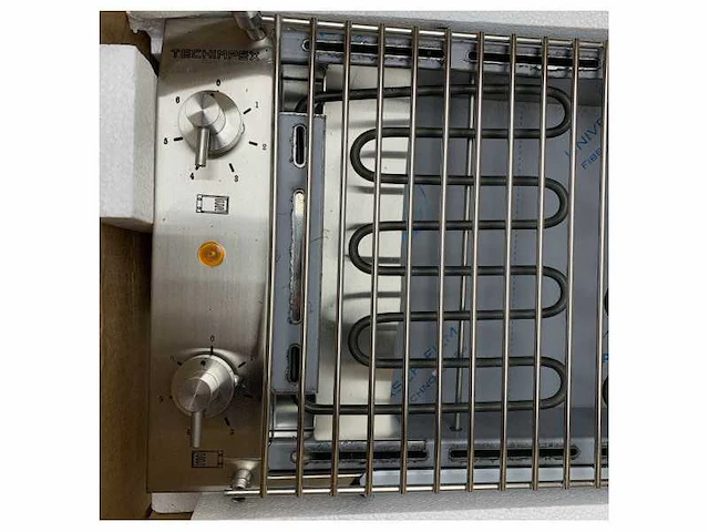 Techimpex powergrill stainless steel double boat grill 230v - pcrbar353230 - afbeelding 4 van  5