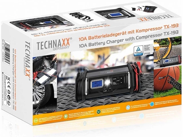 Technaxx acculader met compressor - afbeelding 1 van  7