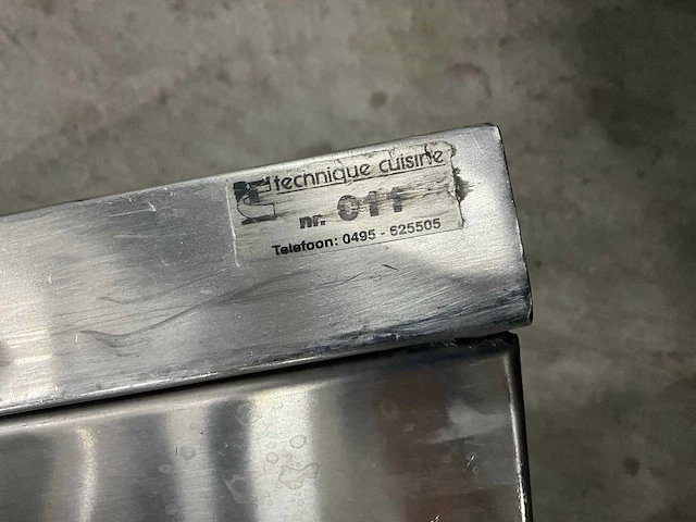 Technique cuisine - rvs handwasbak - afbeelding 6 van  6