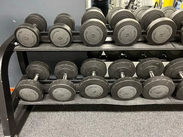 Technogym - dumbbell set 12kg t/m 30kg - afbeelding 2 van  3