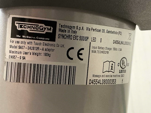 Technogym - synchro excite - 500isp - crosstrainer - afbeelding 4 van  4