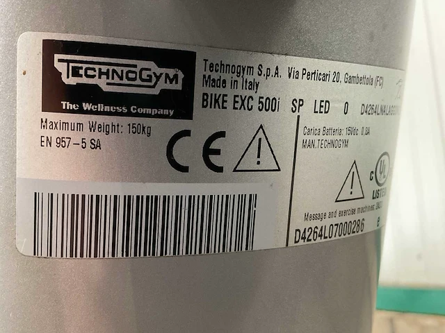 Technogym bike excite 500i hometrainer - afbeelding 4 van  4