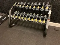 Technogym chrome dumbbell set - afbeelding 1 van  2