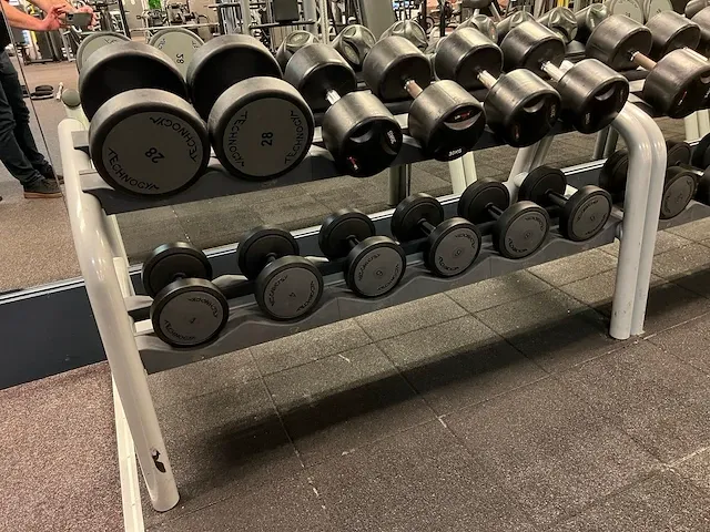 Technogym dumbbellset 4 tot 50kg - afbeelding 2 van  5