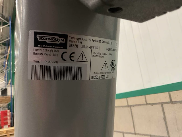 Technogym excite bike 700 act hometrainer - afbeelding 5 van  5