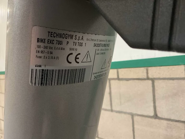 Technogym excite bike 700i hometrainer - afbeelding 4 van  6