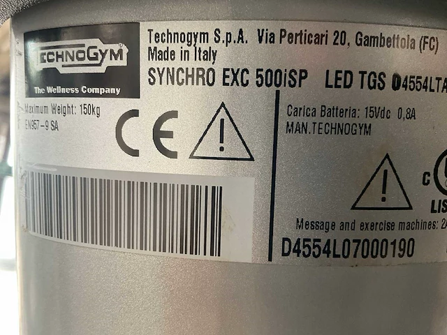 Technogym excite crosstrainer - afbeelding 9 van  9