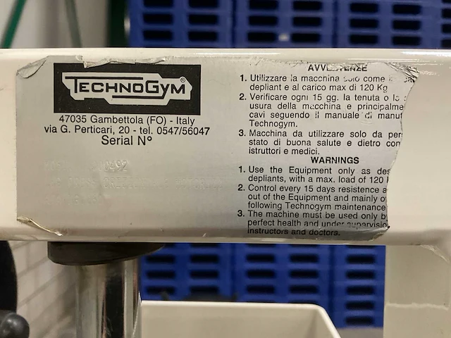 Technogym horizontale legg press - afbeelding 4 van  12